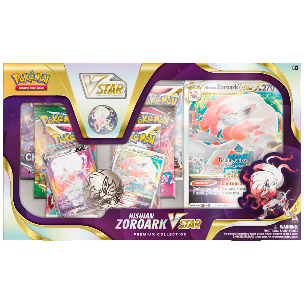 Premium Collection Hisuian Zoroark VStar Pokemon